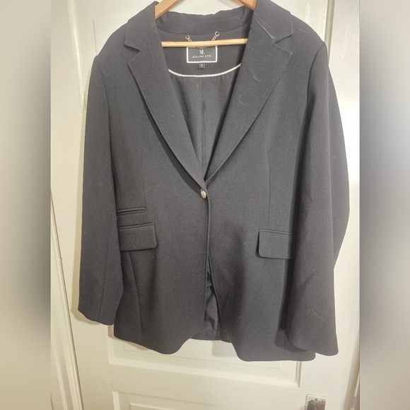 Melanie Lyne - Embossed Button Blazer-size 14 - Picture 2 of 7
